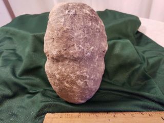 EARLY NATIVE AMERICAN INDIAN STONE AXE HEAD FULL GROOVE FREMONT WYOMING SHOSHONE 5
