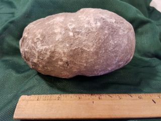 EARLY NATIVE AMERICAN INDIAN STONE AXE HEAD FULL GROOVE FREMONT WYOMING SHOSHONE 7