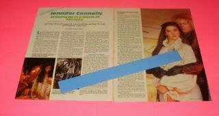 Jennifer Connelly Scrapbook Clippings.