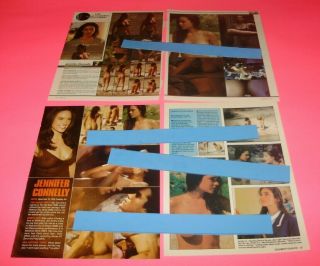 JENNIFER CONNELLY scrapbook clippings. 4