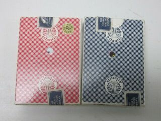 Gemaco poker playing cards from Atlantic City Casino - 2 decks with holes, 2