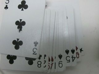 Gemaco poker playing cards from Atlantic City Casino - 2 decks with holes, 4