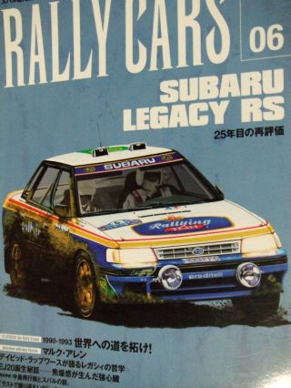 Rally Cars Vol.  6 Subaru Legacy Rs Book Photo Rally Wrc Colin Mcrae Markku Alen