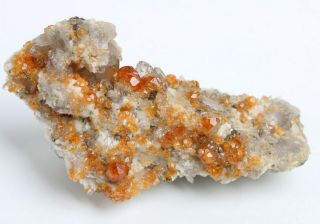 39g Natural Smoky Quartz GARNET on dolomite Mineral Specimen 2