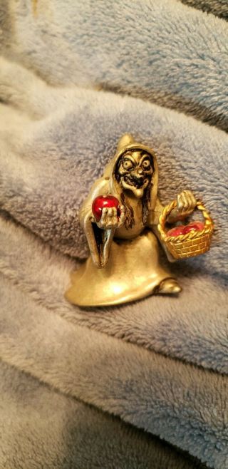 Disney Old Hag The Evil Queen Snow White Pewter Figurine