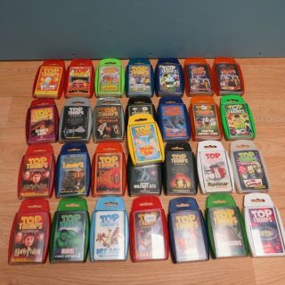 Top Trumps Card Games Bundle X29 - Marvel,  The Simpsons,  Ben 10,  Doctor Who
