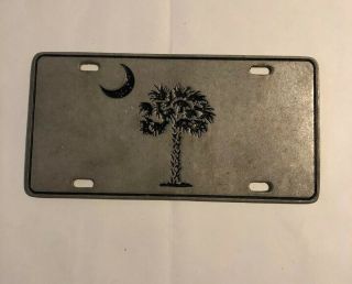 South Carolina Cast Aluminum License Plate