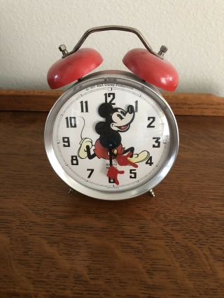Mickey Mouse 1977 Alarm Clock
