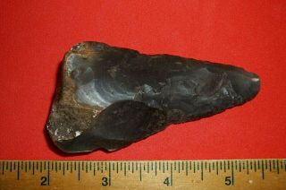 Authentic indian artifact,  Texas Arrowhead,  Kerrville Knife / Fist Axe.  H - 21 4