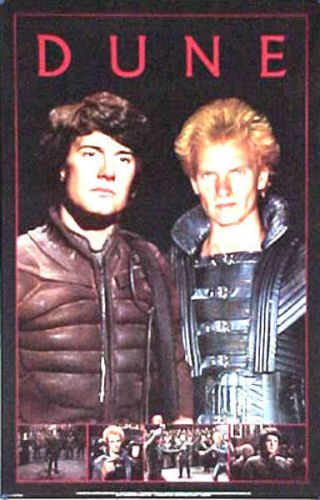 1984 Dune Movie Poster - Paul & Feyd - 22 " X34 " - - Rolled