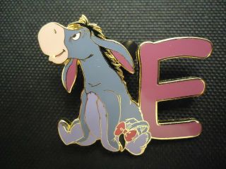 Disney Alphabet Series E Eeyore Pin