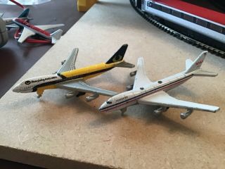 Galoob Micro Machines Boeing 747 Aircraft - Nasa & Rude Ending Airlines