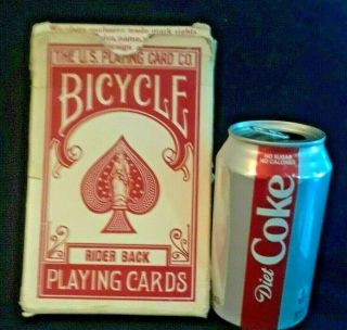 Bicycle Big Box Red Playing Cards Extra Large Deck Magic Festival Size Deck
