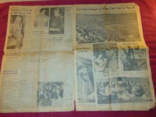 SEPT.  30,  1959 LOS ANGELES NEWSPAPER: DODGERS WIN NATIONAL LEAGUE PENNANT 5