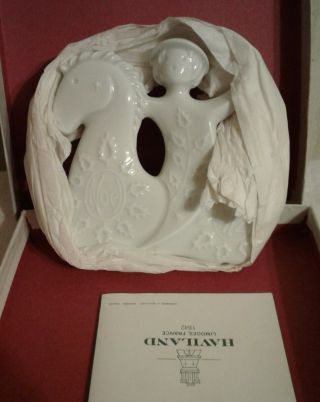 1972 Haviland Porcelain Christmas Ornament Jean Jacques Prolongeau Box