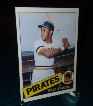 Pittsburgh Pirates Willie Stargell 1985 Style Custom Art Card Aceo