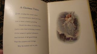 Antique Cupples & Leon CHRISTMAS TOKEN GIFT BOOKLET Hard Cover,  Small 2