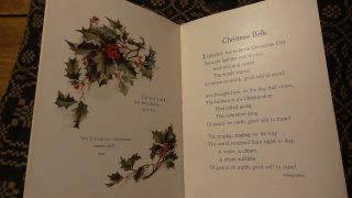 Antique Cupples & Leon CHRISTMAS TOKEN GIFT BOOKLET Hard Cover,  Small 5