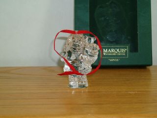 MARQUIS by WATERFORD CRYSTAL ' SANTA CHRISTMAS ENDEARMENTS Ornament Germany 4th 3