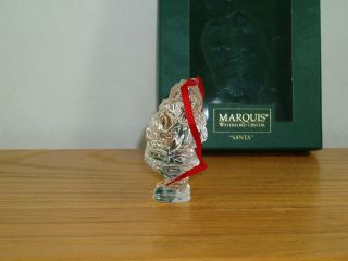 MARQUIS by WATERFORD CRYSTAL ' SANTA CHRISTMAS ENDEARMENTS Ornament Germany 4th 4