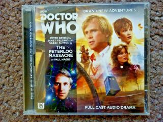 Dr Who Cd Big Finish Audio Book The Peterloo Massacre Peter Davison Sarah Sutton