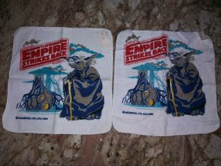 2 Vintage 1980s The Empire Strikes Back Wash Towels Nwt