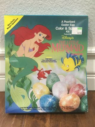 Vintage Disney The Little Mermaid Pearlized Easter Kit - Watch For Price Drops