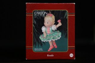 Carlton Cards Rosalie Little Girl Ornament