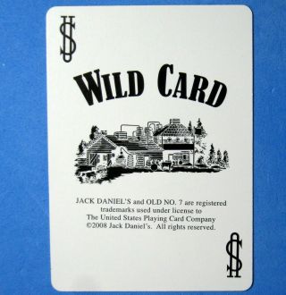 Jack Daniels Single Swap Playing Card Wild (joker) - 1 Card