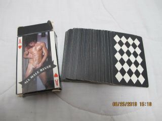 All Male Revue Nudity Playing Cards 1980 
