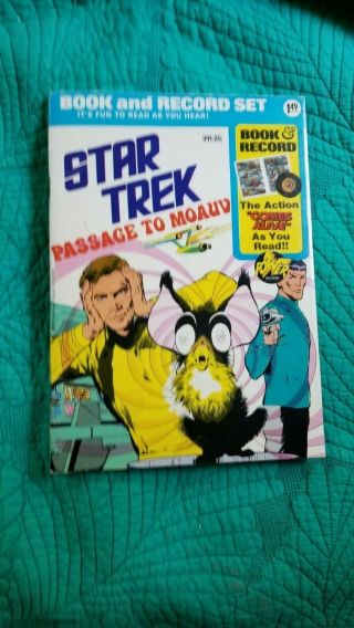 Star Trek Passage To Moauv Book And Record Set 1975