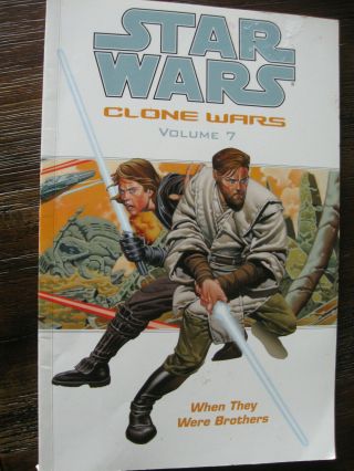 Star Wars Clone Wars Volume 7 When They Were Brothers Graphic Novel