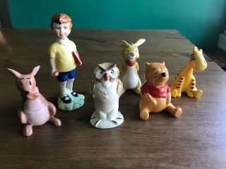 Beswick England Disney Christopher Robin And Friends Porcelain Figurines 5 Inch