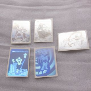 1990 Marvel Universe Series 1 Complete 5 Card Holograms Set