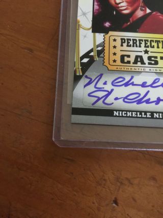 Star Trek 2014 Auto Autograph Signed Nichelle Nichols Leaf Pop Century 2