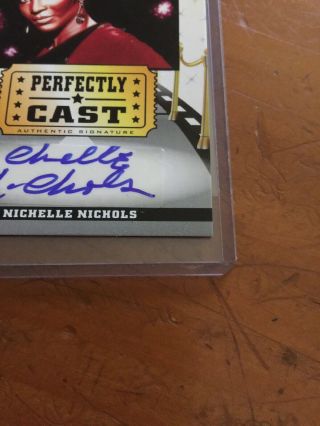Star Trek 2014 Auto Autograph Signed Nichelle Nichols Leaf Pop Century 3