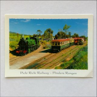 Pichi Richi Railway Flinders Ranges W934 At Woolshed Flat Postcard (p386)
