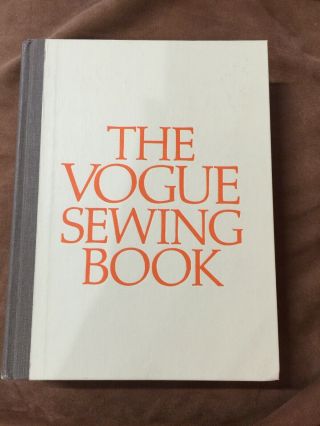 Vintage 1970 The Vogue Sewing Book W/ Slipcover 1st Edition