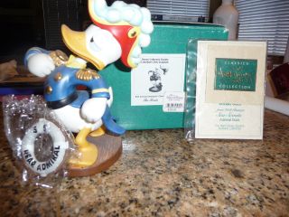 Disney Wdcc Donald Duck Sea Scouts Admiral Duck Figurine W/cert