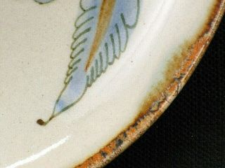 El Palomar Ken Edwards Tonala Stoneware Plates Bird Butterlfy Design Set of 3 6