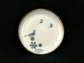 El Palomar Ken Edwards Tonala Stoneware Plates Bird Butterlfy Design Set of 3 8