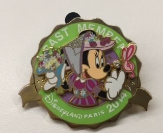 Disney Pin Disneyland Paris 2014 Cast Member Minnie Mouse Easter Spring Logo Pin