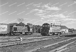 Orig Negs Maine Central S - 2 303 Scenes Of Yard Power Two 2 ¼ Inch S