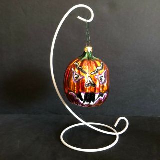 Slavic Treasures Baneful Bill Pumpkin Halloween Ornament