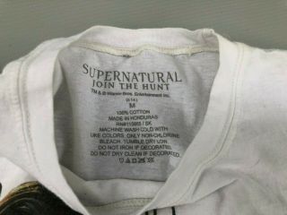 Supernatural TV Series Sam Moose and Dean Squirrel M T - Shirt White 3