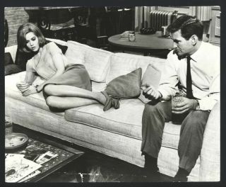 1964 Jane Fonda In Leggy Recline Vintage Photo Father Knows Best