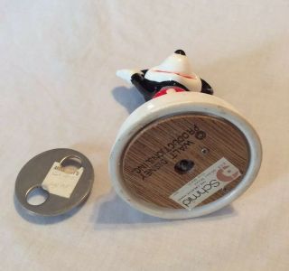 Vintage Schmid Walt Disney Mickey Mouse Ceramic Music Box Gift Collectible 3