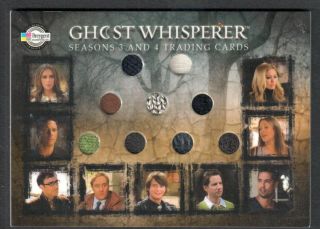 Ghost Whisperer Seasons 3&4 Breygent Sdcc Costume Card W/ 9 Swatches Rare
