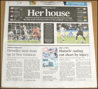6/29/2019 Chicago Tribune Sports Newspaper USA Women ' s World Cup Megan Rapinoe 2