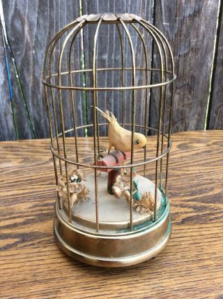 Japanese Moving Bird In Cage Music Box,  Restoration Project